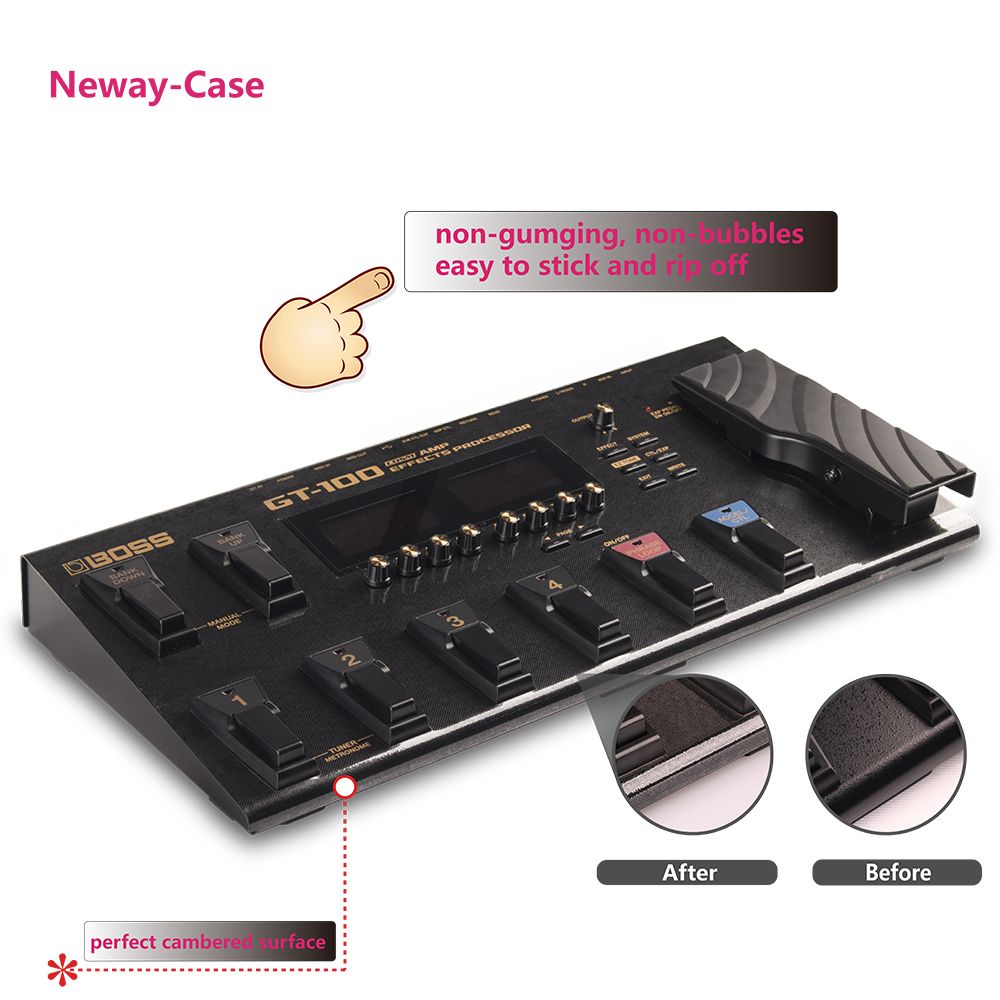Effect Film Protector Guitar BOSS Neway-Case GT-100 For
