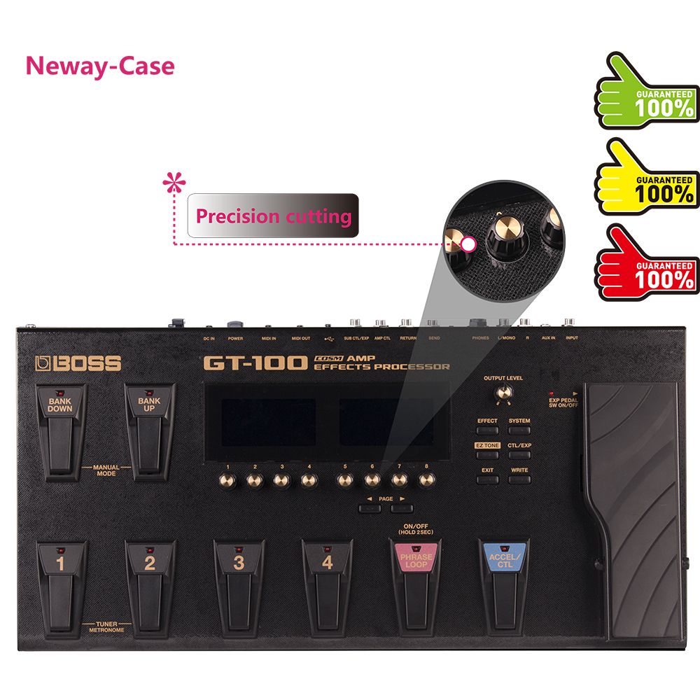 Effect Film Protector Guitar BOSS Neway-Case GT-100 For