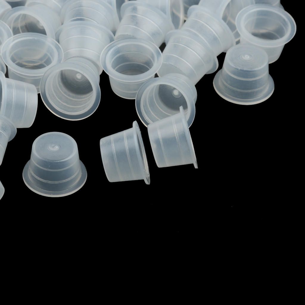 100Pcs Plastic Grommets Nipples Tattoo Machine Needles Supplies