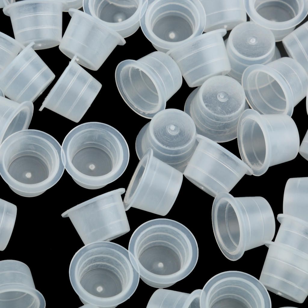 100Pcs Plastic Grommets Nipples Tattoo Machine Needles Supplies