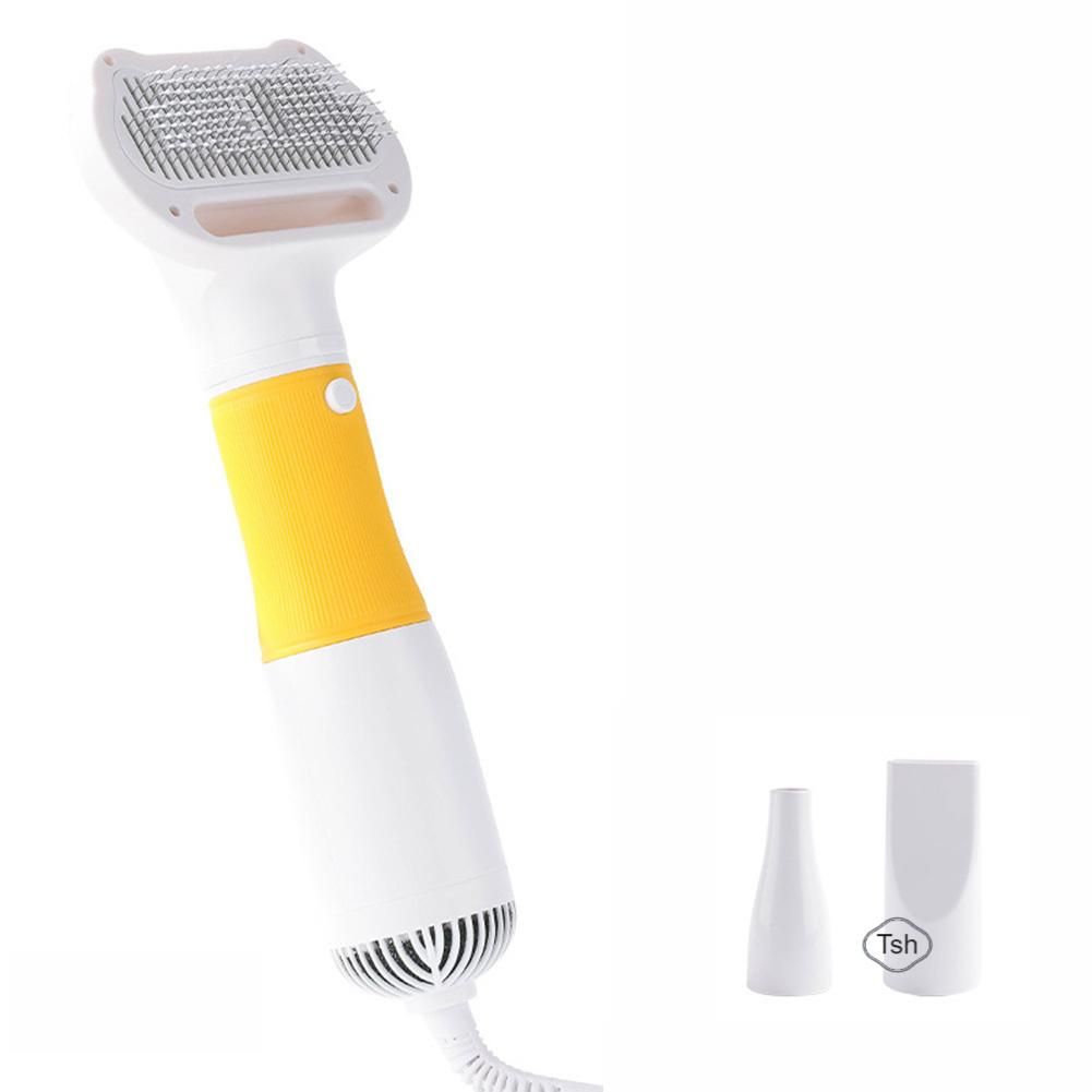2-In-1 Pet Dog Dryer Pet Blower With Self-Cleaning Brush Wet