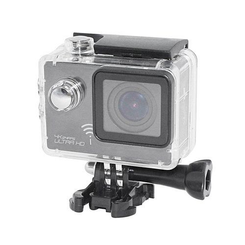 2.0 Inch Screen 170 Degree Wide Angle Action Camera 4K Wifi(Black)