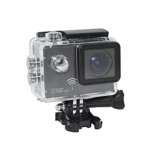 2.0 Inch Screen 170 Degree Wide Angle Action Camera 4K Wifi(Black)