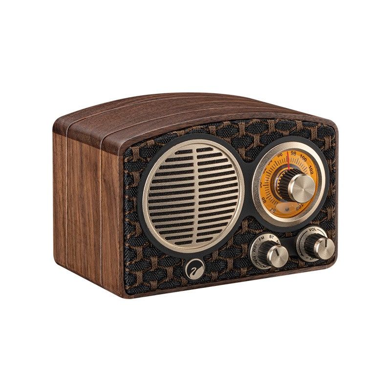 MT1-Mini Log Wireless Portable Bluetooth FM Radio Active Speaker