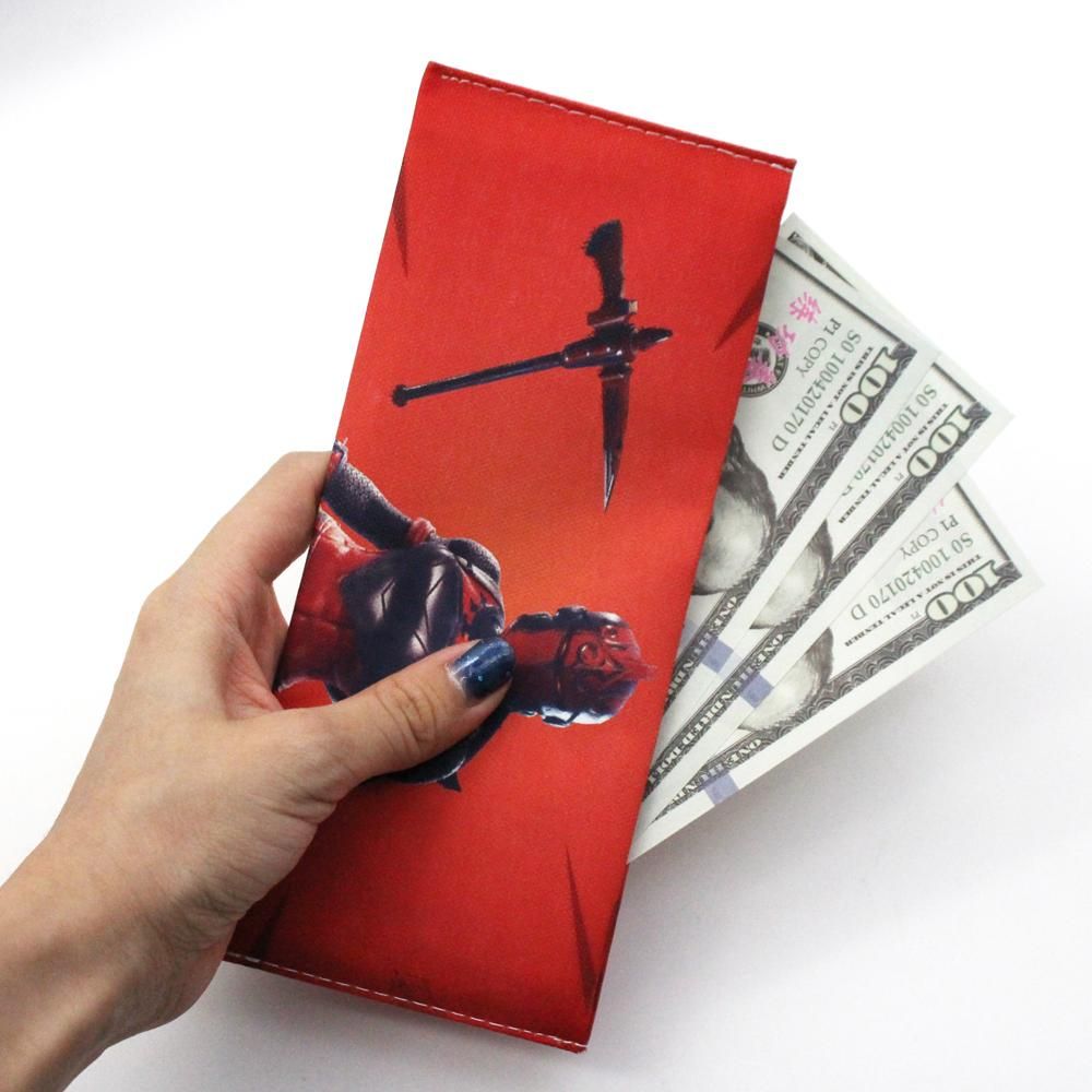 Fashion Game Money Purse Wallet Printing for Kids Young Men PU