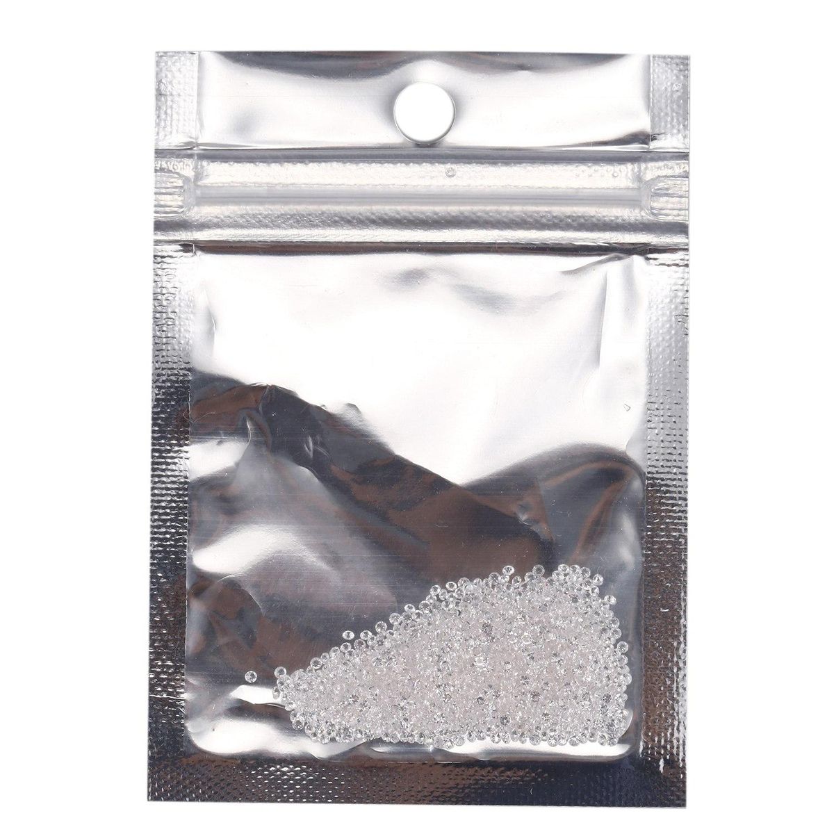 1440Pcs Micro Diamond DIY Nails Rhinestones Crystal Flat Back Non Hotfix Rhinestones Need Glue Nail Art Decoration Cosmetics, White