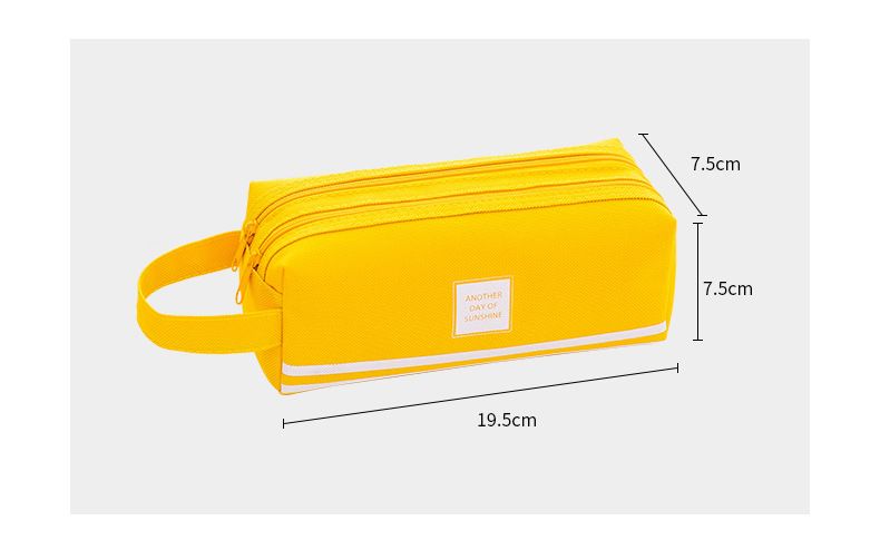 Double Sided Stationery Pencil Case Organizer - Pink