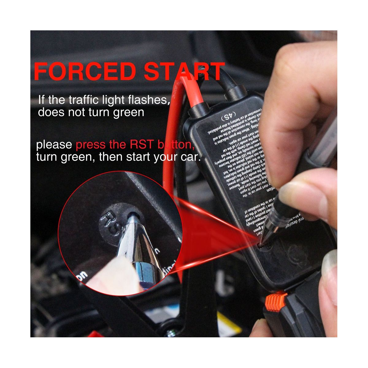 Car Jump Starter  12V 1500A Car Starting Device