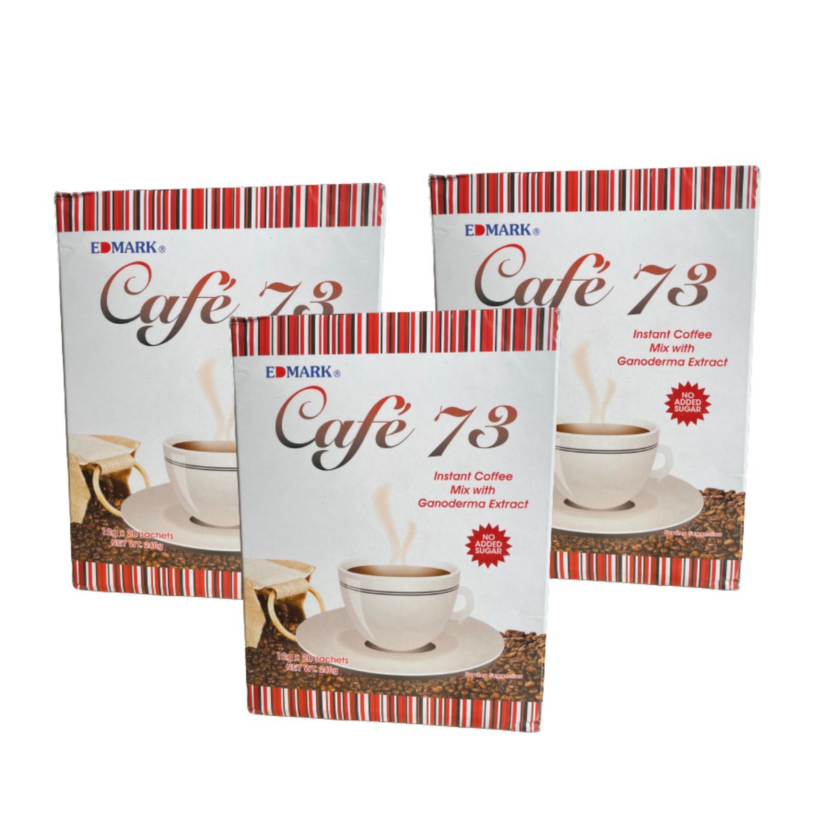 Cafe 73 Sugar Free Coffee With Ganoderma Extract - Pack Of 3