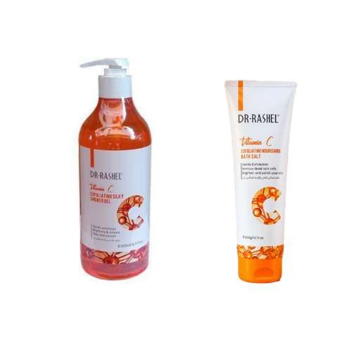 Vitamin C Shower Gel & Exfoliating Bath Salt