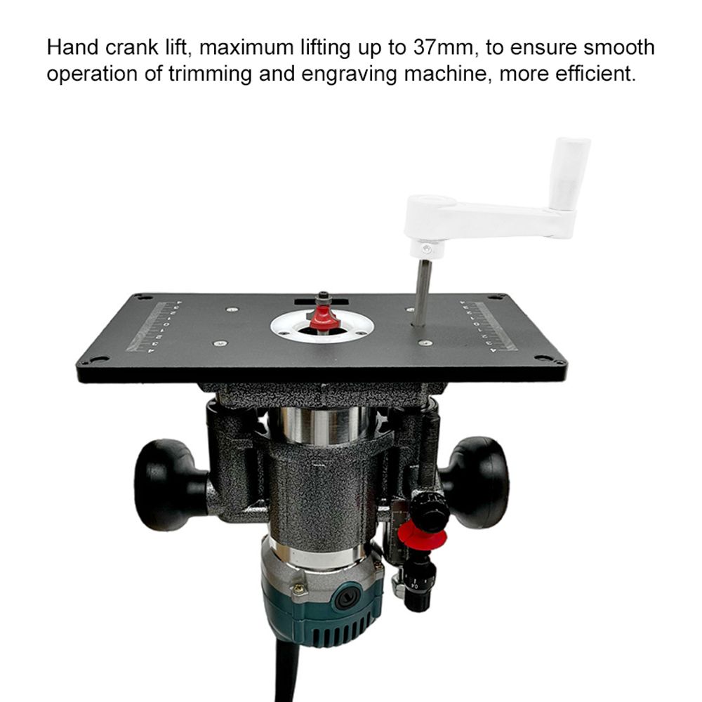 Router Lift Table Aluminum Insert Plate Lifting Platform