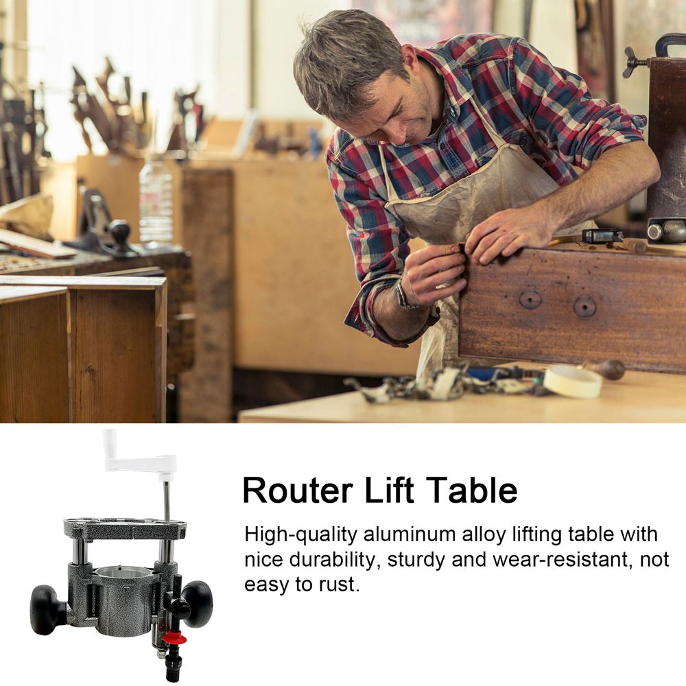 Router Lift Table Aluminum Insert Plate Lifting Platform
