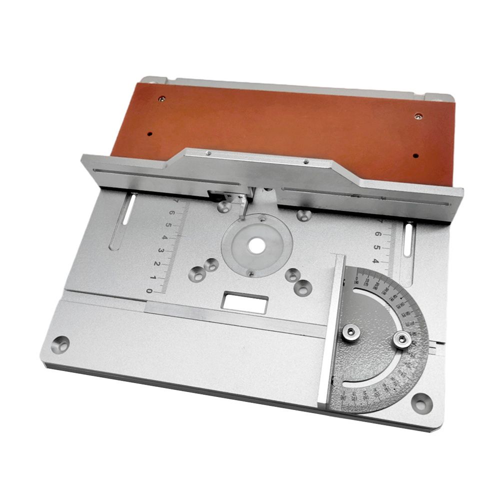 Set Of 2 Router Table Insert Plate Aluminum Alloy Wood