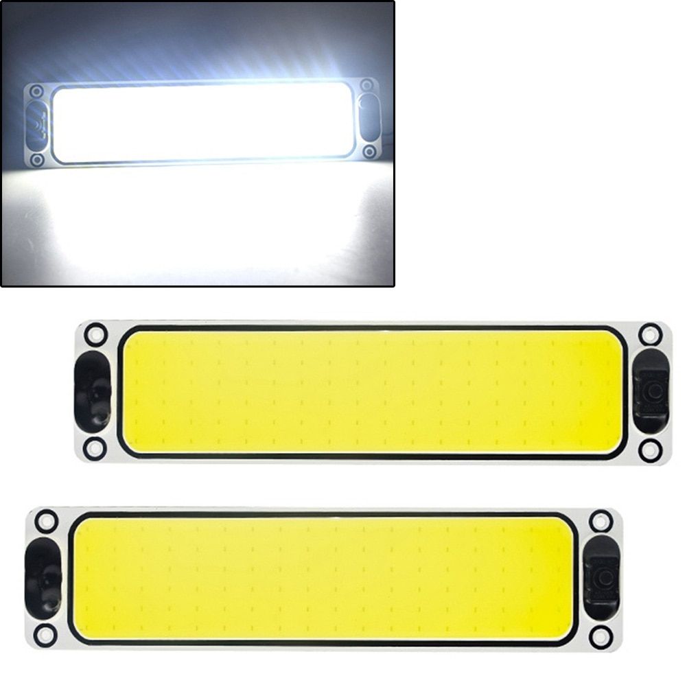 2pcs  Cob 108 SMD Led 12v 24v Panel Dome Lamp Auto Car Interior Reading Plate Light Roof Ceiling