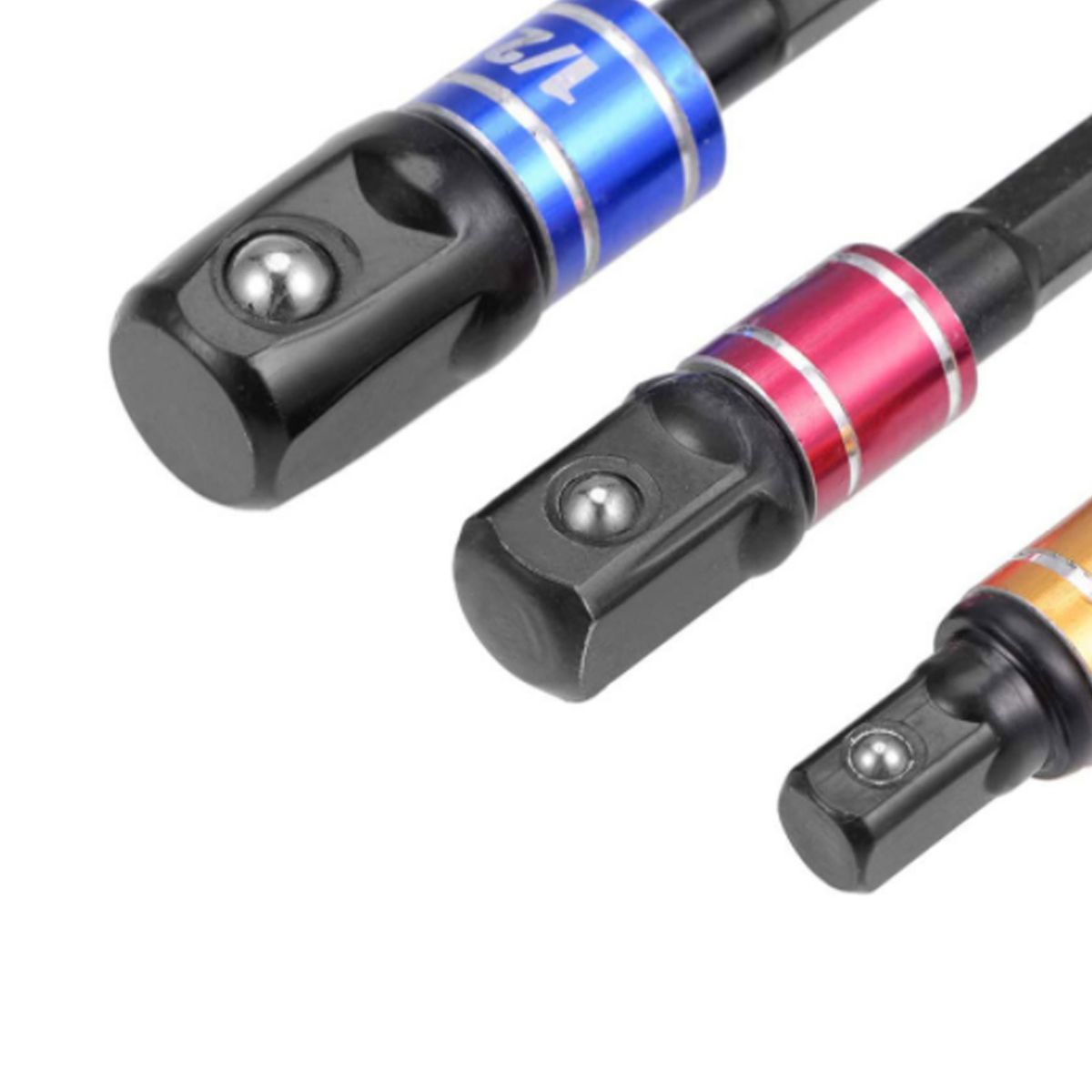 3PCS Impact Grade Socket Adapter / Extension Set Turns Power