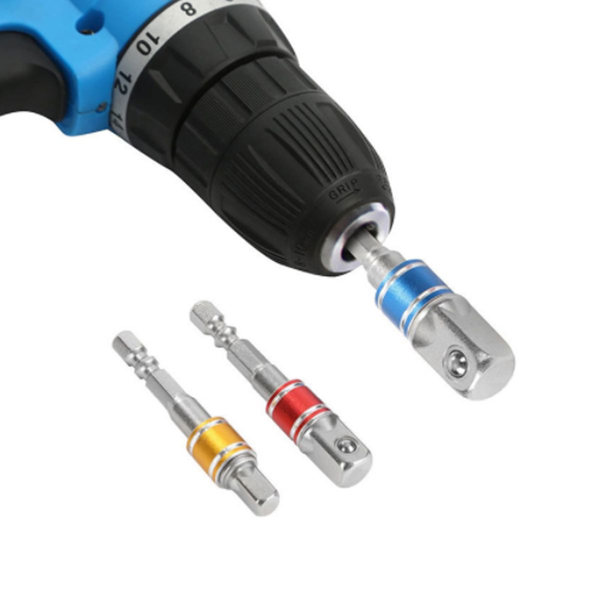 3PCS Impact Grade Socket Adapter / Extension Set Turns Power