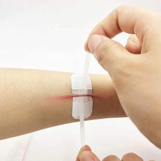 3x Emergency Kit Hemostatic Adhesive Zip Tie Zip Stitches Band
