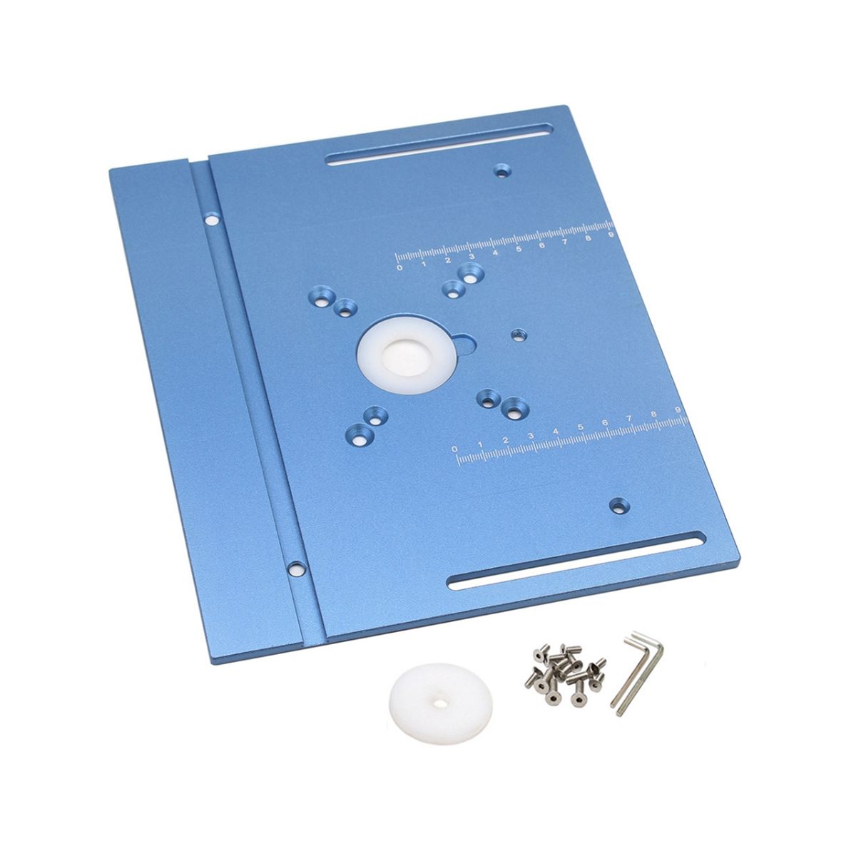 Router Table Insert Plate Woodworking Trimmer Electric Wood Milling Flip Plate for DIY Working Benche