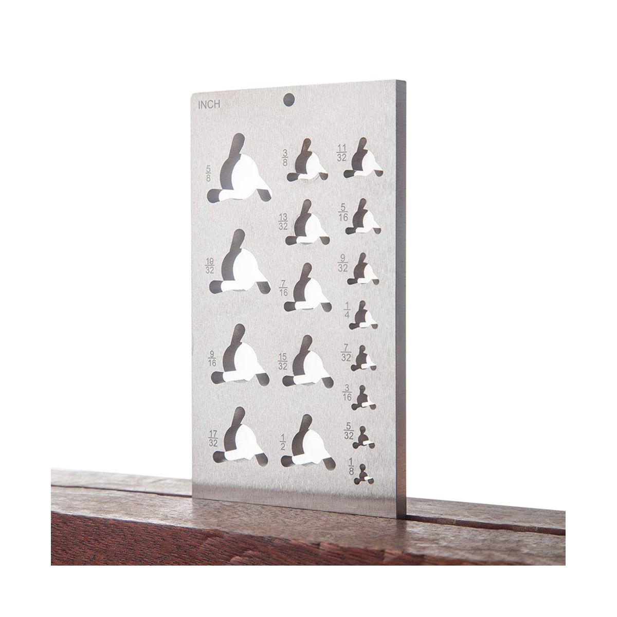 High Speed Steel Dowel Plate 17 Holes (English System) Steel Dowel Plate Plum Bossom Holes Dowel Maker