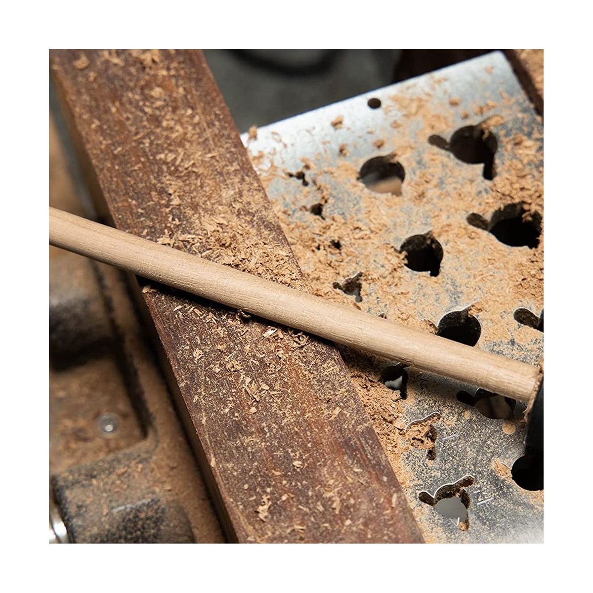High Speed Steel Dowel Plate 17 Holes (English System) Steel Dowel Plate Plum Bossom Holes Dowel Maker