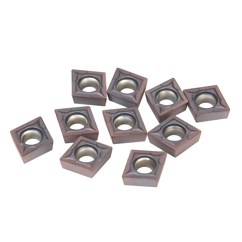 10pcs/box CCMT09T304 VP15TF Carbide Inserts CCMT 09 T3 /