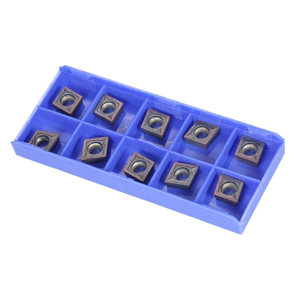 10pcs/box CCMT09T304 VP15TF Carbide Inserts CCMT 09 T3 /
