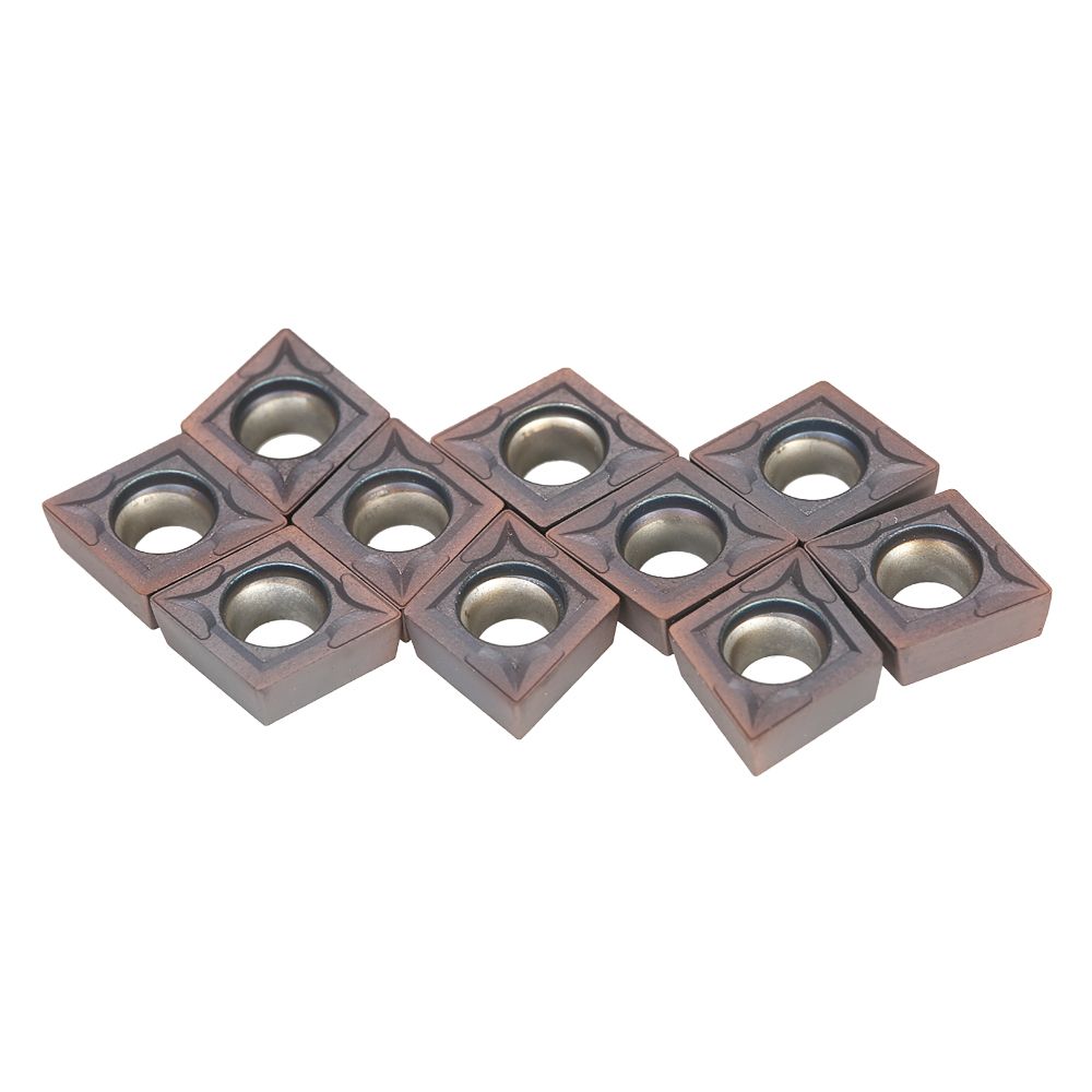 10pcs/box CCMT09T304 VP15TF Carbide Inserts CCMT 09 T3 /
