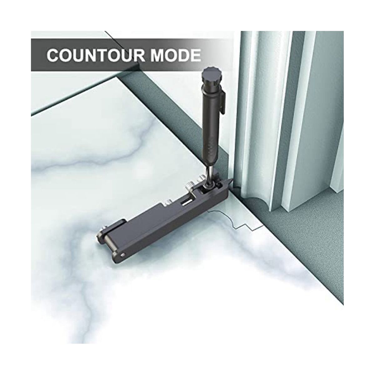 Aluminum Alloy Woodworking Measuring Tool Multifunctional Graffiti Tool Writing Tool Set with Deep-Hole Pencil
