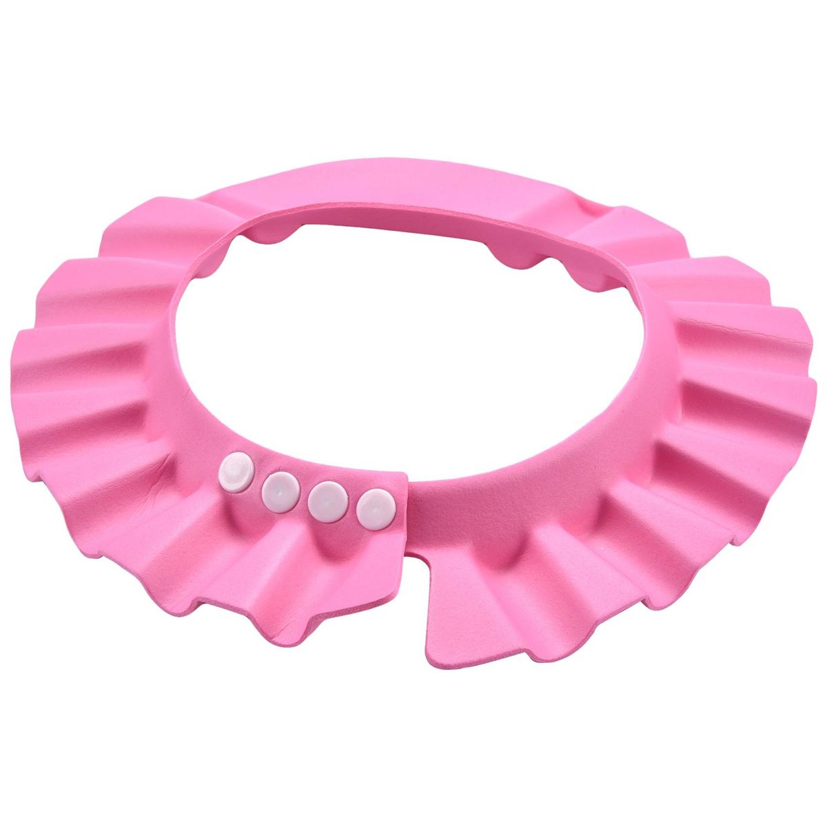1 PCS Adjustable Soft Baby Kids child Children Shampoo Bath Shower wash hair Waterproof Eye Shield Cap Hat Shield sun cap Tub Bathtub Visor for Toddler (pink)