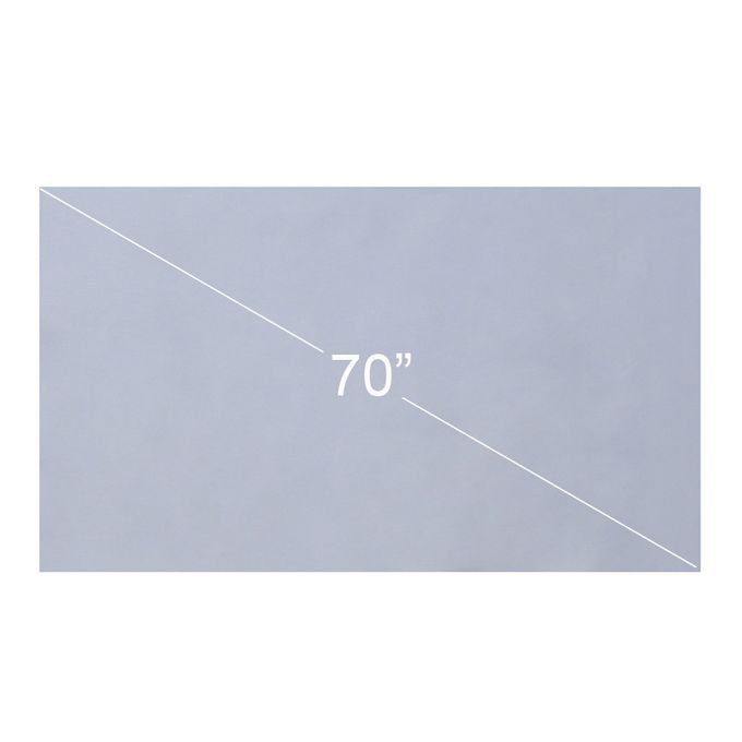 70-inch Portable Projector Screen HD 16:9 Frameless Video
