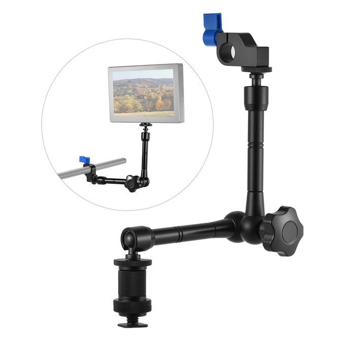 Adjustable Articulating Friction Arm With 15mm Rod Clamp