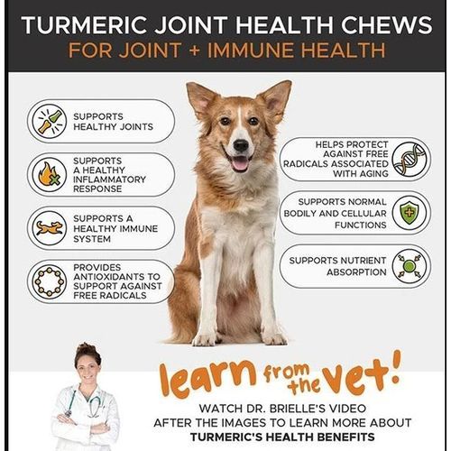 Turmeric Joint Health Chews For Dog 90Count
