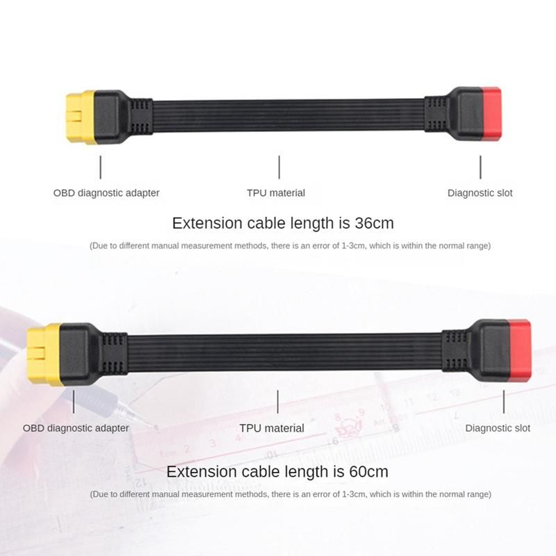 PRO3S+ Extension Cable OBD Bluetooth Connector Extension Cab