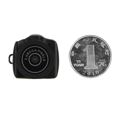 Hot Y2000 Micro Mini HD CMOS2.0 Mega Pixel PockVideo Audio Digital Camera 480P DV DVR Camercorder Support MicroSD/TF( )