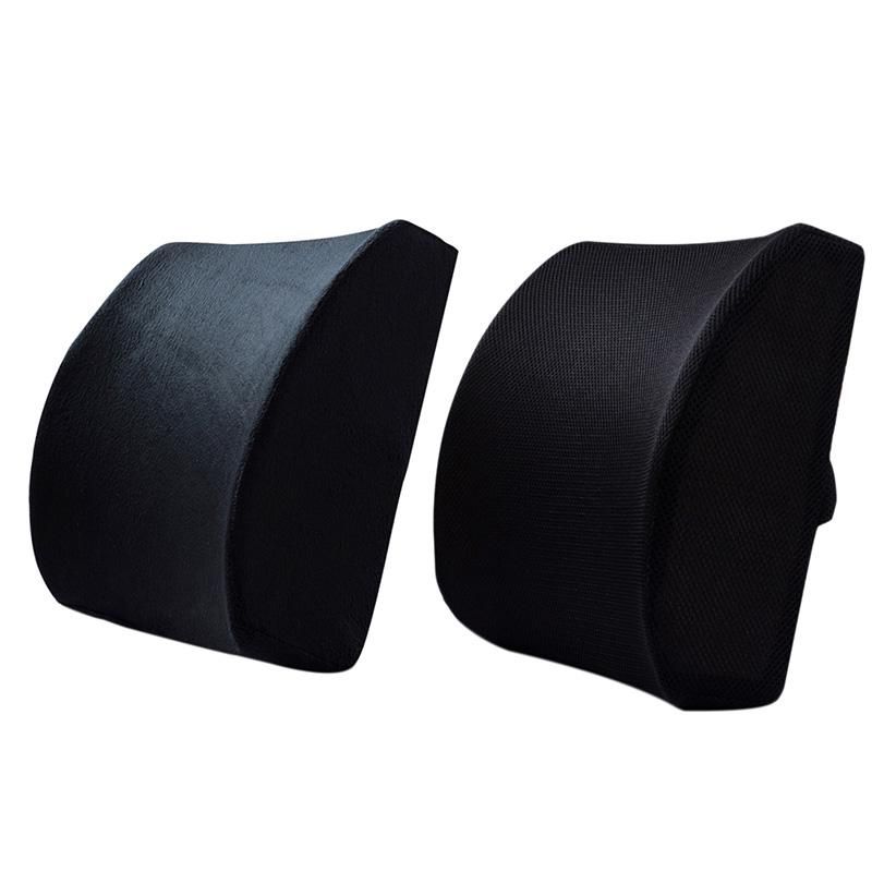 Memory Foam Seat Chair Lumbar Back Support Cushion Pillow For Office Home Car-Mesh