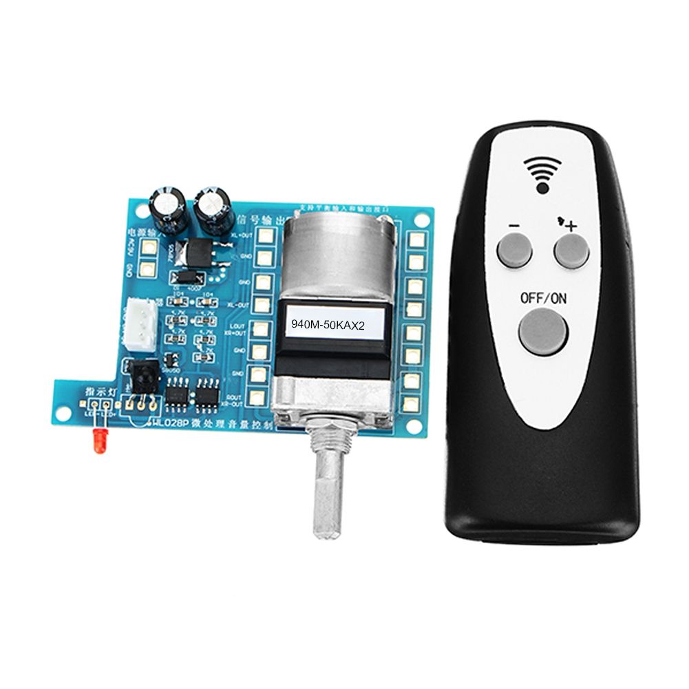 AC/DC 9V Infrared Pre AMP Motor Audio Amplifier Volume