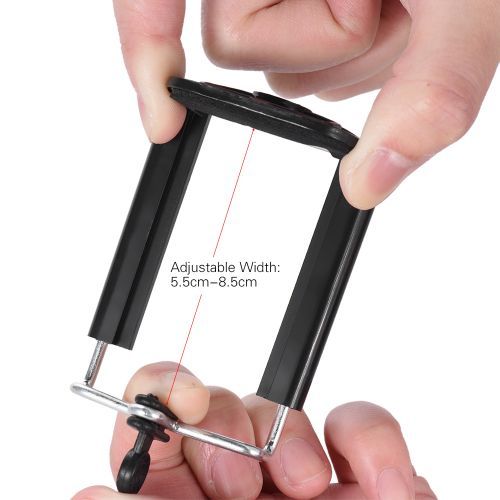 Adjustable Extendable Phone Holder Clip With 1/4"
