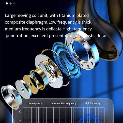 Q80 Wireless Bluetooth 5.3 Headphones Bone Conduction Headphones Sports Earbuds for Android ios