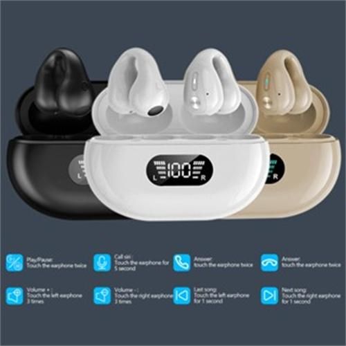 Q80 Wireless Bluetooth 5.3 Headphones Bone Conduction Headphones Sports Earbuds for Android ios
