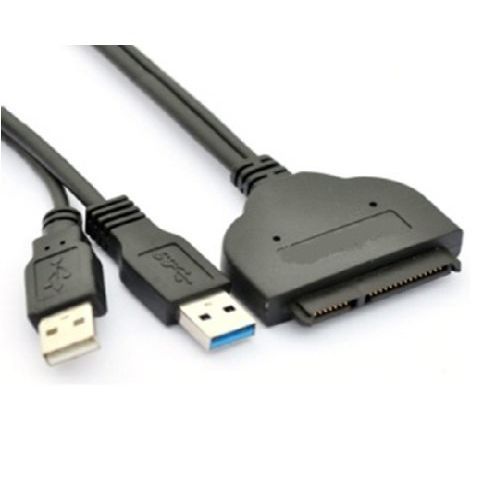 High Speed USB 3.0 SATA  Hard Disk/Hard Drive Adapter Cable For 2.5 Inch SSD & HDD With Support UASP For Laptop, Phones.Black