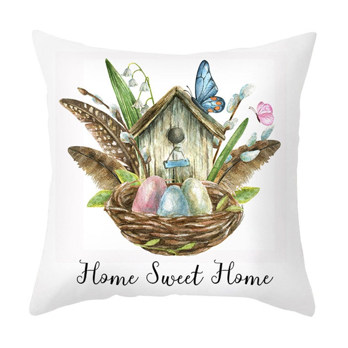 Pillow Cover Spring Easter Home Decor Cushion Cover