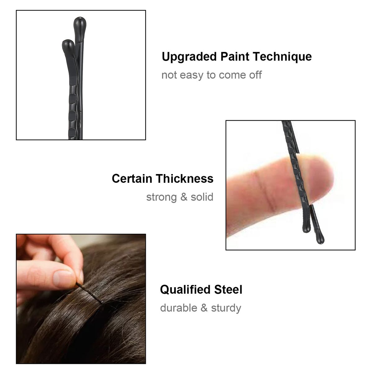 Metal Hair Clips About 150pcs Bobby Pins With Plastic