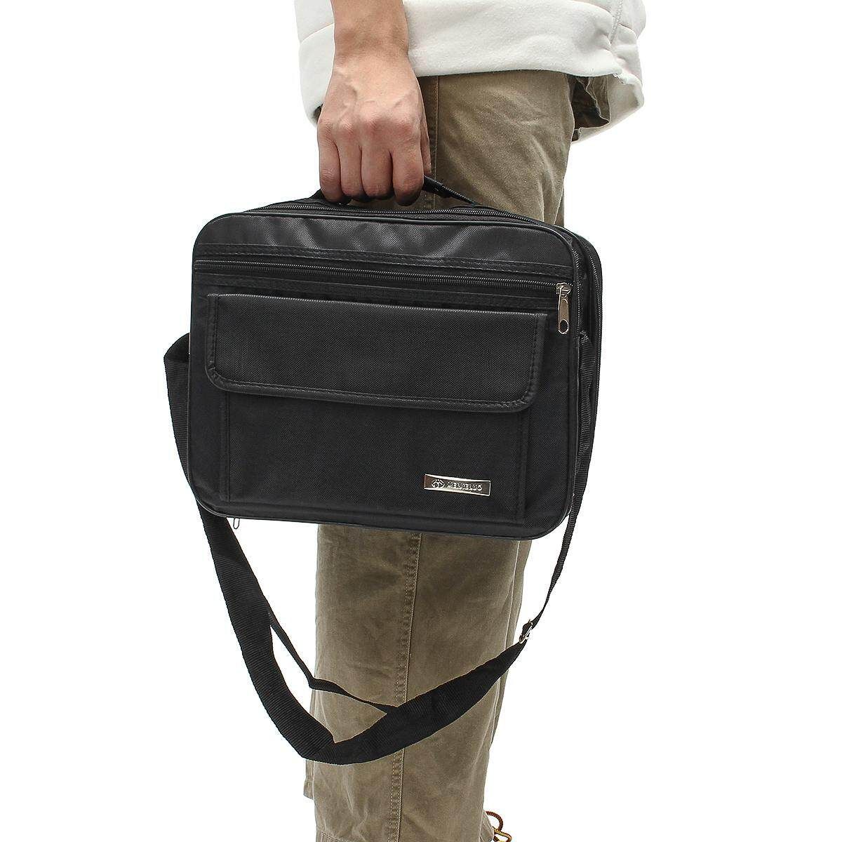Italian Design BLACK LEATHER BIBLE COVER SidePocket Book Case Cross Zipper