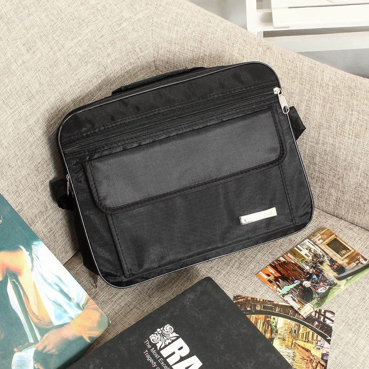 Italian Design BLACK LEATHER BIBLE COVER SidePocket Book Case Cross Zipper