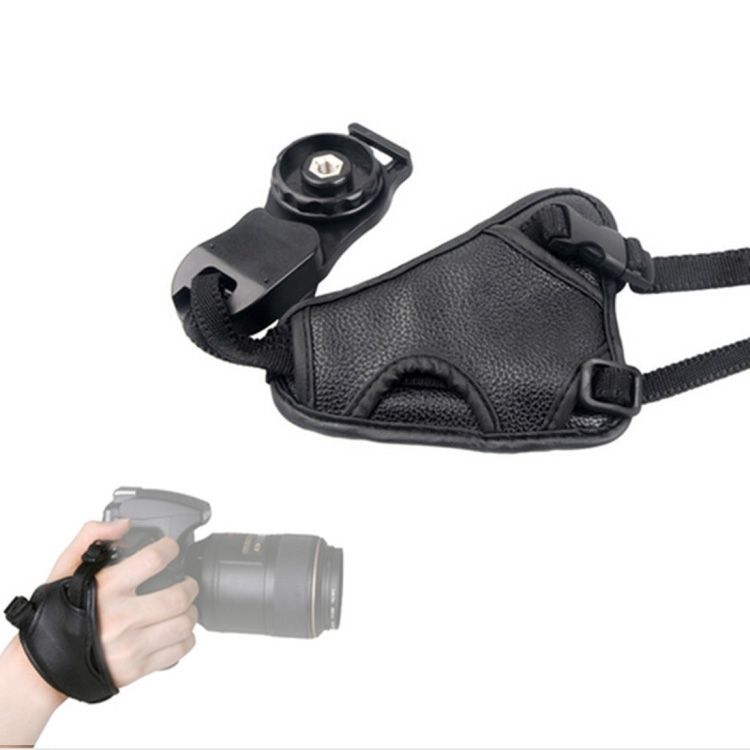 Hand Grip Soft PU Leather Wrist Strap For Nikon / Canon /