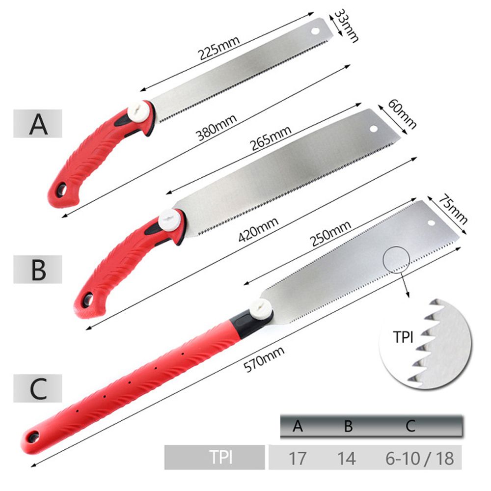 Multifunction Hand Saw TRP Handle Felling Saw Handheld