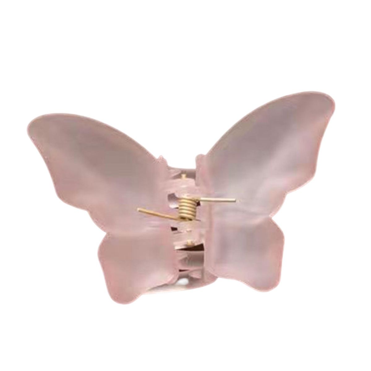Hair Barrette Butterfly Shape Design Hair Clip Pink