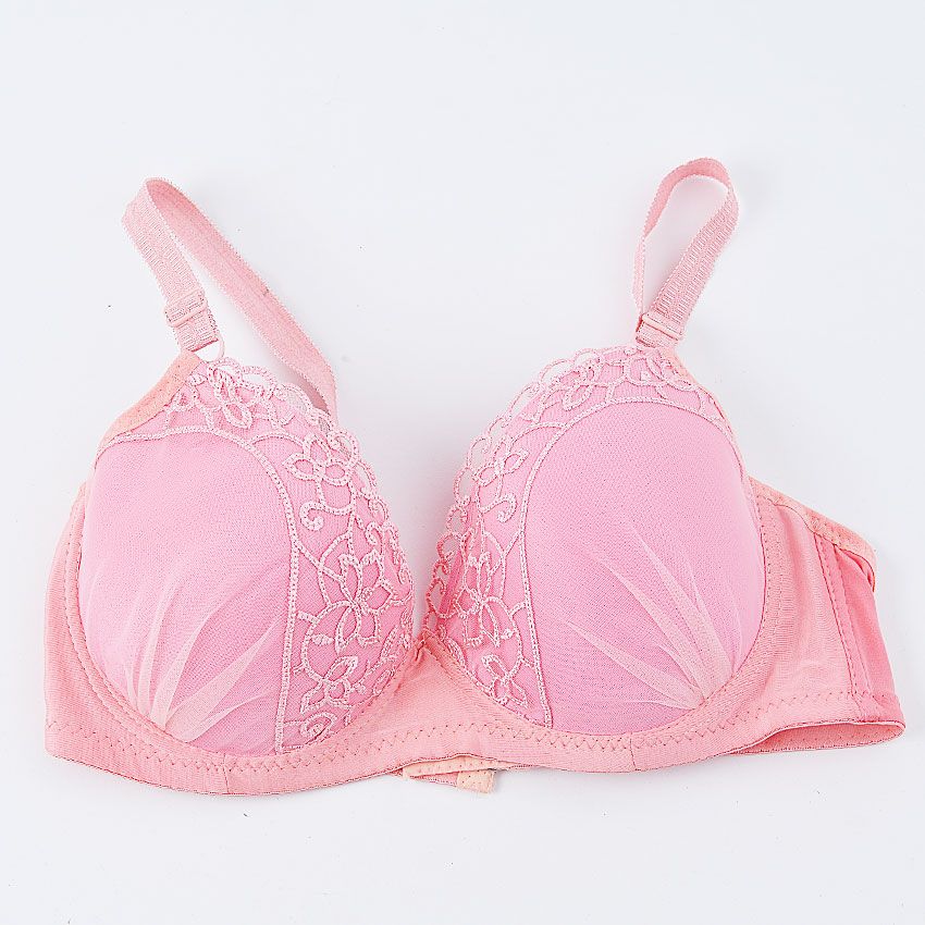 Chuns Women's Lace Embroidered Push-Up Padded Brassiere