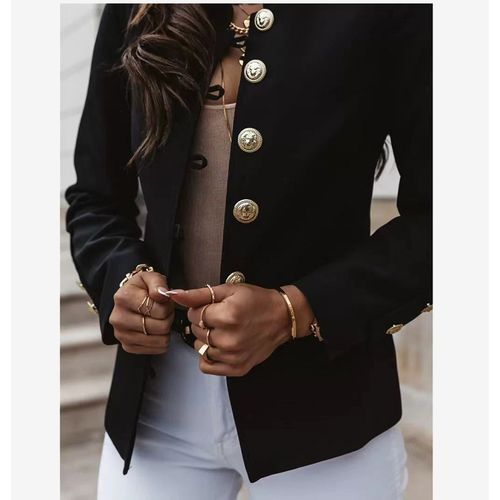 Suits Button Women Suits Slim-fit Women Coat Long-sleeved Ladies Jacket