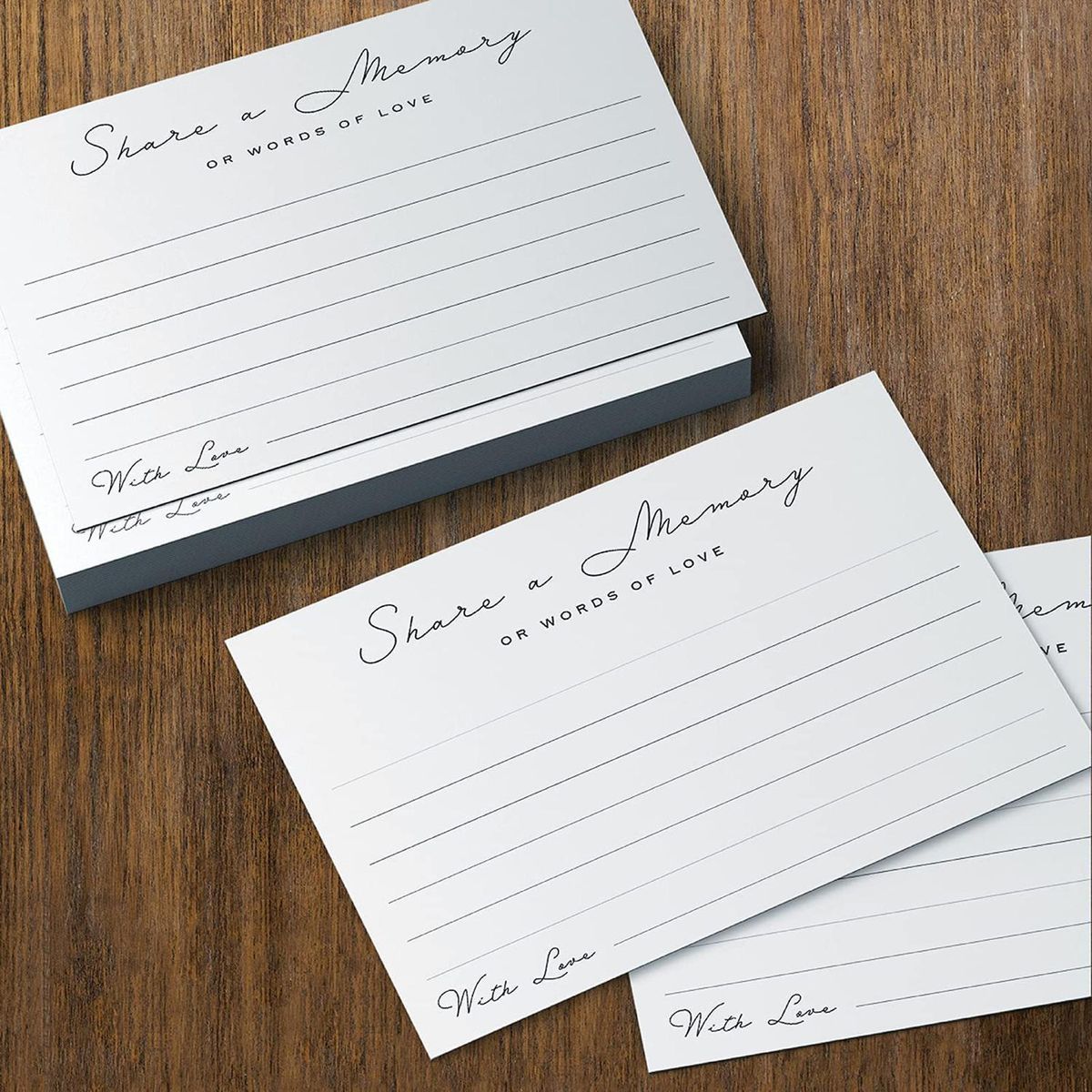 50Pcs Blessing Card Weddings Anniversaries Celebration Greeting Card